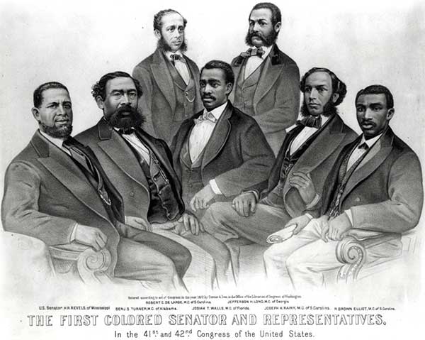 First African American Senators and Representativess